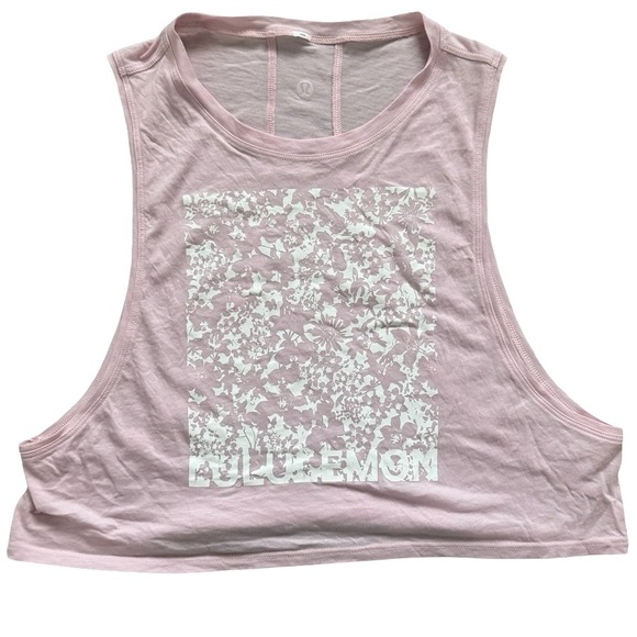 Lululemon Muscle Love Crop Tank *Expression - Petals, Size 6 - Picture 8 of 11